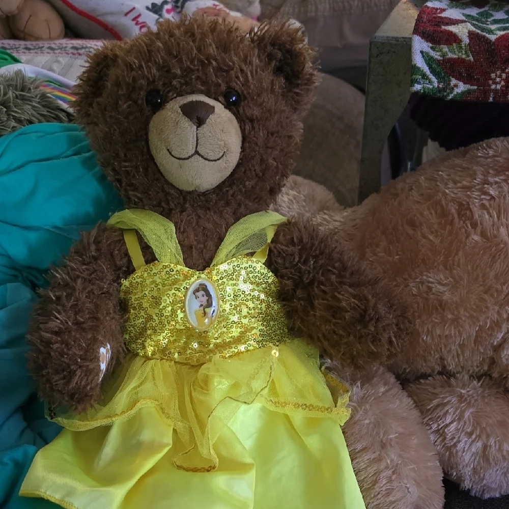 Build-A-Bear Yellow Sequin Dress - Picture 3 of 3